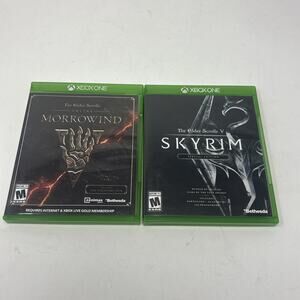 Elder Scrolls Online Morrowind & Elder Scrolls V w Map Microsoft Xbox One - NICE
